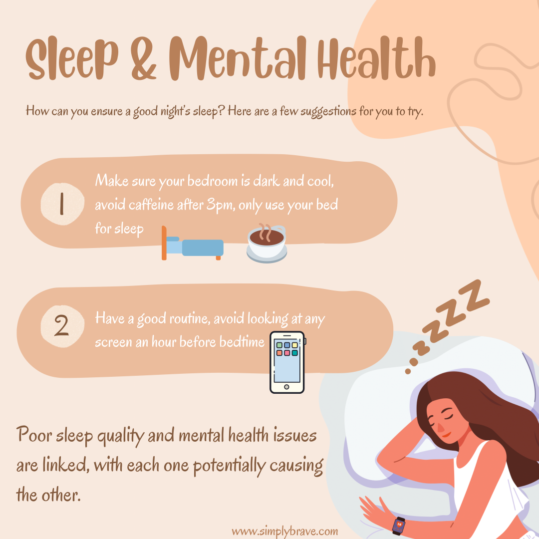 Sleep and Mental Health go hand-in-hand by Anne Trapp Shirley - Simply ...